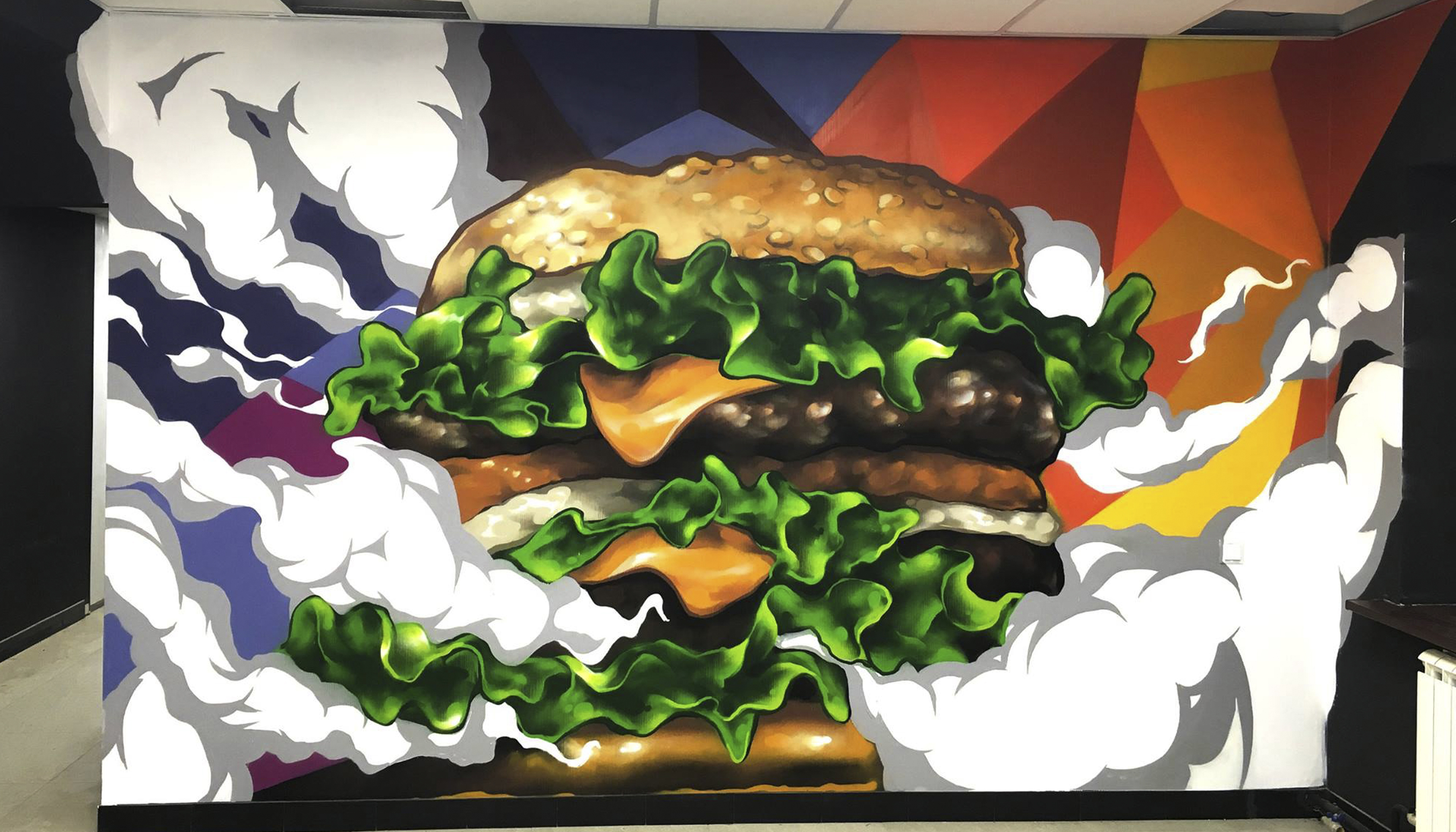 Интерьер ресторана "BURGER KING"